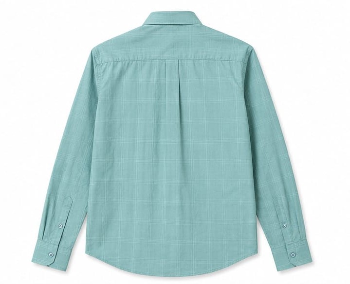 PREMIUM MENS COTTON BLENDED SOLID CHECKS SHIRT (PGS-126)