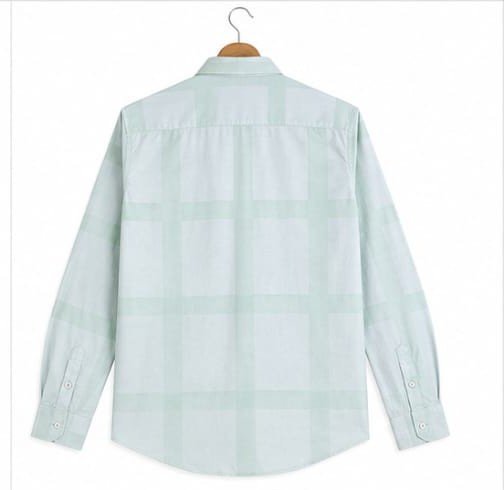 PASTEL MINT GREEN PREMIUM MEN'S COTTON SHIRT (PGS-136)