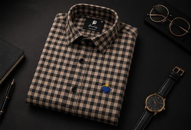 Premium Checkered Cotton Shirt  -(PGS-154)